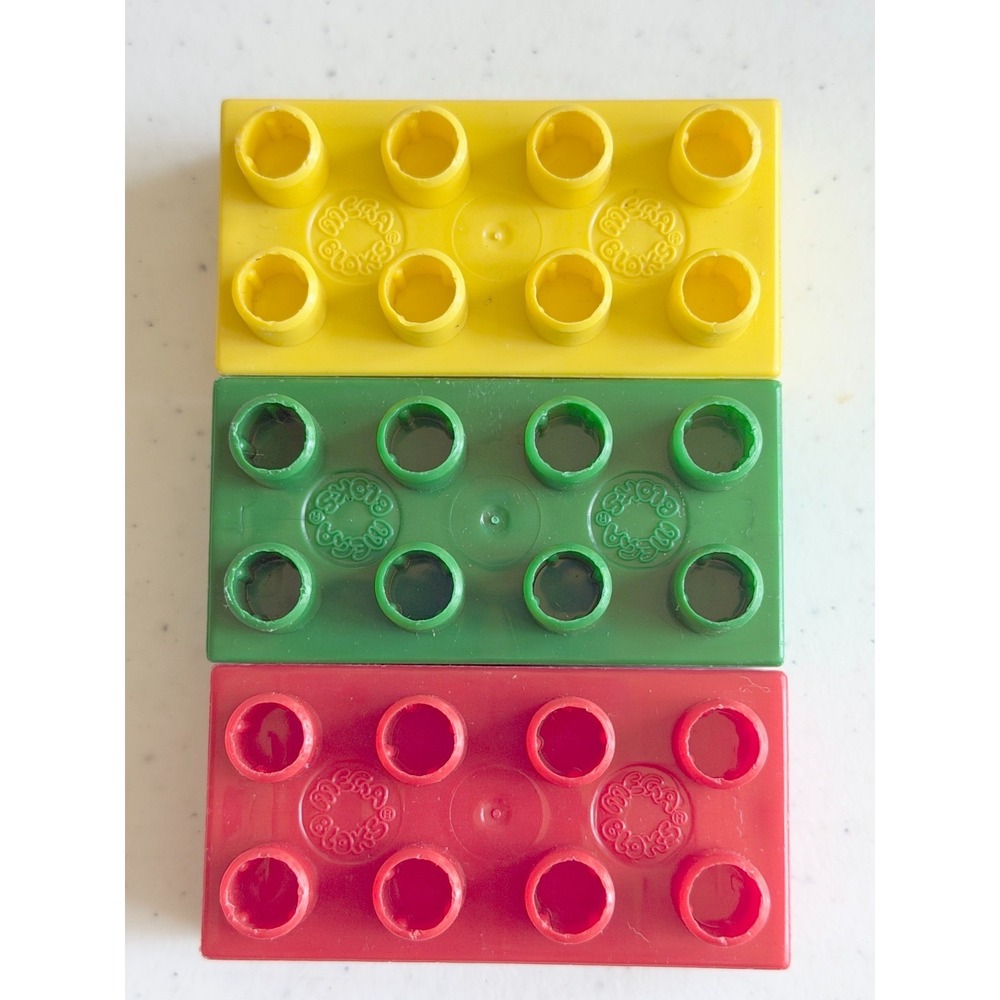 Lego Duplo Blocs 253 Pieces Mega Blocks Castle Figures Animals Cars & Much More - Picture 11 of 11